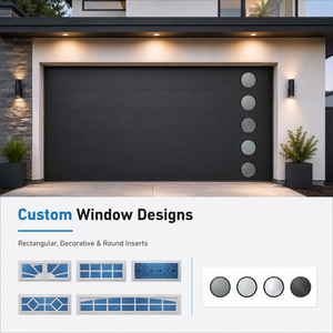 <span class=keywords><strong>Porte</strong></span> <span class=keywords><strong>de</strong></span> <span class=keywords><strong>garage</strong></span> sectionnelle moderne en aluminium à grain <span class=keywords><strong>de</strong></span> bois avec fenêtre en verre, système automatique robuste, pour villa <span class=keywords><strong>de</strong></span> luxe, OEM - Product Image 5
