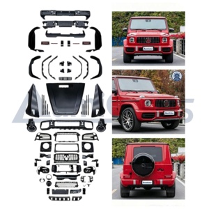 Lumicetus Mercedes G-Klasse G63 W463/W464 zu W465 Sport Umbau-Karosseriekit |   Scheinwerfer Rückleuchten Motorhaube Radkästen - Matt-Finish - Product Image 1