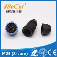 Conector de Alimentación para Cargador de Batería DC500V 50A, Impermeable IP67, para Bicicleta Eléctrica, 2+1+5 Pines, Carcasa de Nailon, Macho/Hembra, UL94-V0, Resistente al Fuego