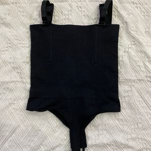 Culotte gainante taille haute sans couture pour femme, effet ventre plat, post-partum, avec bretelles réglables, maintien ferme - Product Image 2