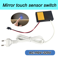Module de capteur capacitif tactile IKSLED de haute qualité 12V 1A, lumière LED à intensité variable, portée de détection 0-3mm pour miroir de salle de bain, 1 pièce