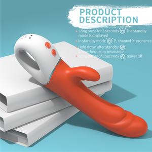 Weiblicher Av Teleskop-Dildo vibrator mit intelligentem USB-Netzteil Double Strong <span class=keywords><strong>Shock</strong></span> Craze <span class=keywords><strong>Massage</strong></span> Sexspielzeug - Product Image 3