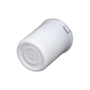 ถังเก็บของอเนกประสงค์สำหรับใช้ในบ้านและนอกบ้าน ถังหมักทรงกลม ด้ามจับเหล็กหนา ถังพลาสติกมีฝาปิด - Product Image 4