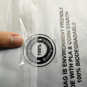 Bolsas autoadhesivas con logotipo personalizado Esmerilado 100% Almidón de maíz biodegradable para ropa de embalaje - Product Image 5
