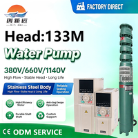 Pompe submersible QJ à haut rendement et faibles vibrations pour puits, 50Hz/60Hz en option, pour l'approvisionnement en eau des grandes fermes d'élevage