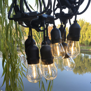 Guirlandes lumineuses LED S14 étanches IP65 blanc chaud pour fêtes, extérieur, patio, jardin, fêtes, mariages - Product Image 5