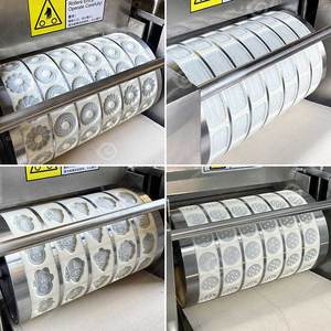 Machine de formage de biscuits <span class=keywords><strong>à</strong></span> rouleaux rotatifs pour biscuits salés animaux et galettes de pêche, avec petit presseur - Product Image 4