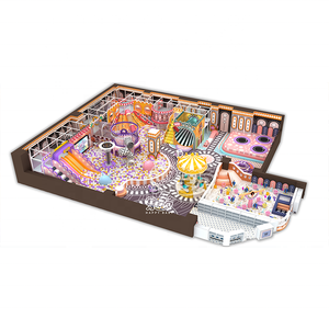 371 Sqm Mall Children's Kids Área de juegos para adolescentes Maze Interior Play Ground <span class=keywords><strong>con</strong></span> diseño de <span class=keywords><strong>restaurante</strong></span> - Product Image 2