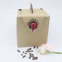 Bolsa Retráctil Personalizable y Reciclable con Impresión en Huecograbado, Caja de Embalaje con Boquilla para Dispensar Líquidos, Champán, Vino, Jugo, Vodka, Tequila