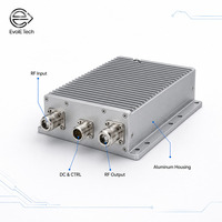 Amplificateur micro-ondes EVA3051-100-M 100W, large bande 30-512 MHz, haute puissance pour la transmission de signal, communication radar
