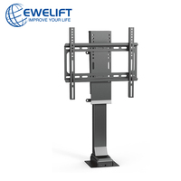 EWELIFT Elektrischer Höhenverstellbarer TV-Lift 650mm/1000mm Hublänge Aluminium-Konstruktion 600N DC-Motor