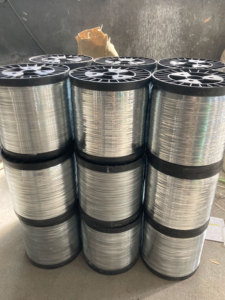 Hilo Galvanizado Flexible de 0.2 mm 0.22 mm, Redondo o Plano, para Tejer Mallas y Estropajos - Product Image 2