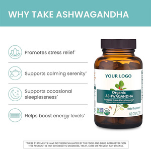 OEM/ODM <span class=keywords><strong>Capsules</strong></span> d'<span class=keywords><strong>Ashwagandha</strong></span> Bio Certifié GMP Capsule d'extrait de poudre d'<span class=keywords><strong>Ashwagandha</strong></span> Vegan sans OGM - Product Image 3