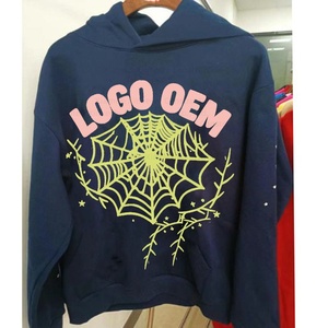 Felpe con Cappuccio Personalizzate di Alta Qualità, Stile Hip-hop, Design con Stampa in Schiuma, Motivi e Lettere, Oversize, <span class=keywords><strong>Maniche</strong></span> Lunghe, Unisex - Product Image 4