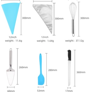 293 Piezas Kit de Herramientas para Decoración de Pasteles y Repostería, Accesorios para Decorar Pasteles - Product Image 5