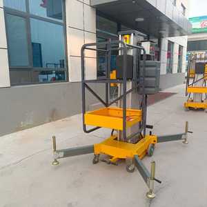 8 मीटर इनडोर घरेलू एकल-स्तंभ लिफ्ट मंच, होटल लॉबी हाई-ऊंचाई मंच, छोटे एल्यूमीनियम मिश्र धातु लिफ्ट - Product Image 2