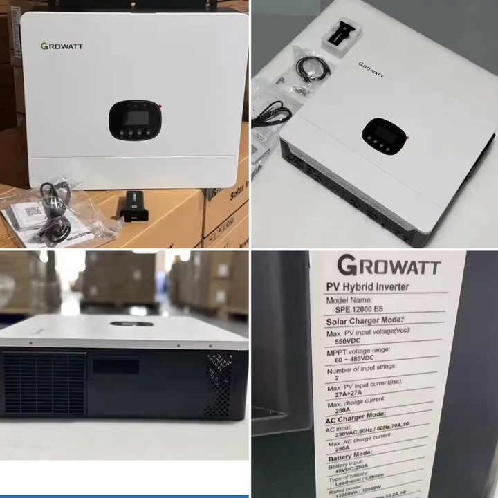 Growatt SPE12000ES Hybrid Solar Inverter - 12KW Efficiency