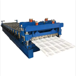 OEM ODM Customized Profiles Metal Glazed Tile Roll Forming Machine <strong>Used</strong> for Making Roof Panels - Product Image 2