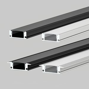 Bandes lumineuses LED en aluminium, profilés en T, alliage d'aluminium 6063, couleur personnalisée, usage industriel - Product Image 1