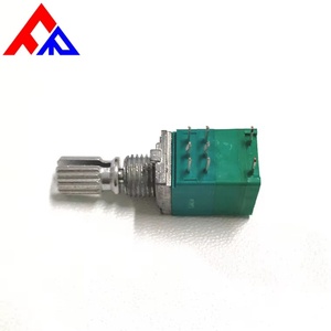 Potentiomètres rotatifs et réostats de haute qualité, directement de l'usine. Plastique conducteur 4 Gang Black Carbon M7, 100K - Product Image 5