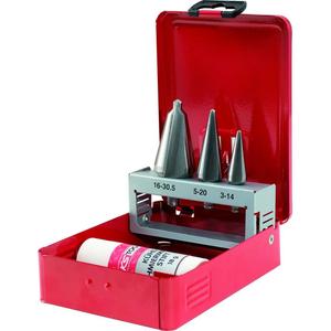 KS TOOLS Jeu de fraises coniques HSS Co, en coffret métallique 4 pcs - Product Image 1