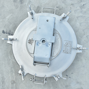 Couvercle de manhole anti-explosion à six griffes en acier inoxydable à ouverture rapide pour camions-citernes de carburant et camions-citernes de produits corrosifs - Product Image 6