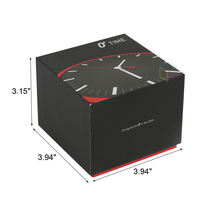 Coffret Cadeau de Luxe pour Montre en Carton Rigide avec Boîte Extérieure et Intérieure, Impression Personnalisée du Logo UV ou en Feuille d'Argent, Fournisseur d'Usine