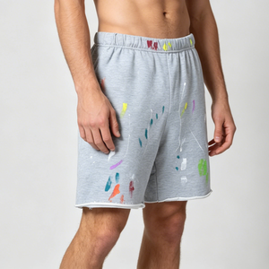 Pantalones Cortos Deportivos Personalizados con Logotipo para Hombre, 100% Algodón, Cintura Media, Corte Recto, Estilo Urbano - Product Image 1
