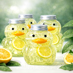 Wholesale 500ml Premium PET Duck <b>Bottle</b> with Aluminum Lid Cute Duck Design Great for Milk Tea Smoothies Vietnam Factory OEM ODM - Product Image 1