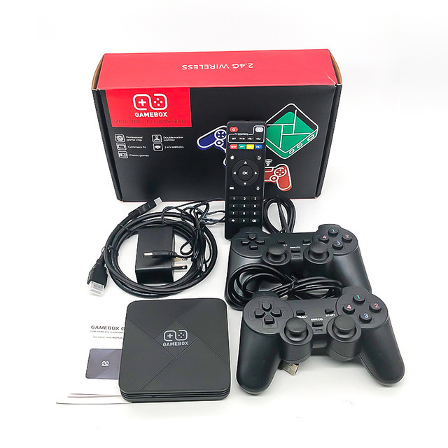 G5 Game Console Wifi TV BOX Dual System Updated S905L Chip Retro Video Wireless Controllers Pads