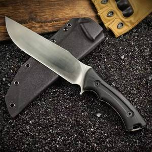 Cuchillo <span class=keywords><strong>de</strong></span> Caza <span class=keywords><strong>de</strong></span> Hoja Fija <span class=keywords><strong>de</strong></span> Acero DC53 <span class=keywords><strong>de</strong></span> Alta Resistencia, Mango G10, Espiga Completa, Punta Caída, Cuchillo <span class=keywords><strong>de</strong></span> Supervivencia para Exteriores con Funda Kydex EDC - Product Image 2