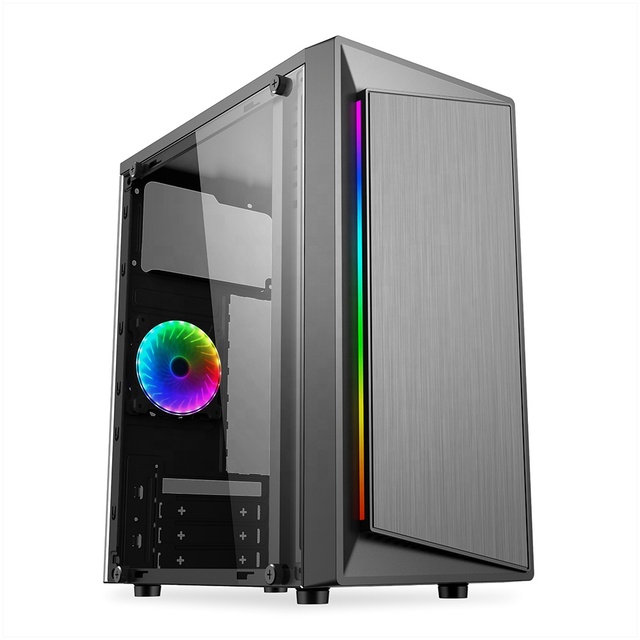 Manufacturer High Quality Gaming Computer Cases Towers Assembled Computer Case With Silent Fans