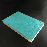 Panneau sandwich FRP XPS blanc brillant, panneau en fibre de verre avec gelcoat, décoratif, extérieur, durable, pour revêtement mural de chambre froide