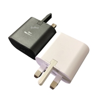 Chargeur USB-C PD 25W d'origine TA800 avec prise UK 3 broches, adaptateur secteur USB-C, chargeur ultra-rapide pour Samsung S25 S26+