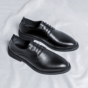 Scarpe italiane Casual in pelle a punta da uomo stile Business moda personalizzata traspirante scarpe da uomo taglia 46 - Product Image 3