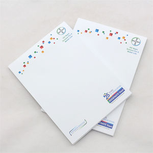 Op maat gemaakte, hoogwaardige gepersonaliseerde notitieblokken met logo, afscheurbaar papier, kantoor notitieboekje voor jubileumfeest cadeau - Product Image 1