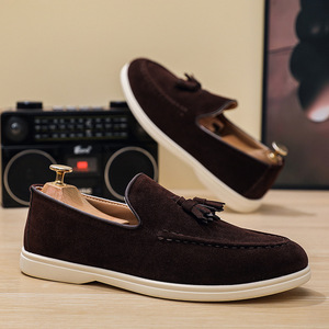<span class=keywords><strong>Mocasines</strong></span> Planos para <span class=keywords><strong>Hombre</strong></span>, Tallas 39-45, Punta Redonda, Zapatos Casuales para el Trabajo y Fiestas, Zapatos Formales de Alta Calidad - Product Image 4
