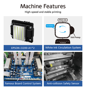 Vente directe d'usine 600mm presse à chaud numérique automatique A3 <span class=keywords><strong>imprimante</strong></span> DTF avec encre pigmentée et Double têtes pour l'impression de t-shirts - Product Image 3