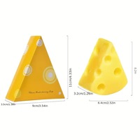 Jabón Artesanal en Barra con Forma de Queso, 100g, Ácido Kójico, Limpieza Profunda, Eliminación de Ácaros, Control de Grasa, para Rostro y Cuerpo
