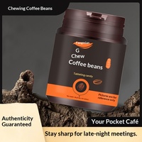 Bonbons au café à base de grains de café, 48g/flacon, guimauves à mâcher, directement de l'usine, grandes quantités, prix bas, vente en gros, dropshipping