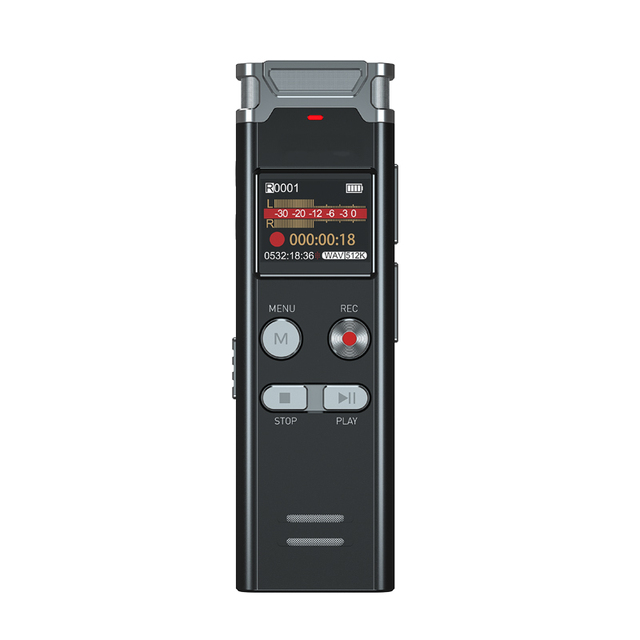 Professional Digital Voice Recorder 64GB AI Sound Voice Recording Dictaphone with Playback