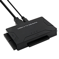 USB 3.0 SATA IDE Hard Disk Adapter Converter Cable 2.5/3.5 Inch HDD/SSD Optical Drive Plastic Housing PVC Jacket 5Gbps Data