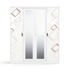 Armario de Acero Impreso con Espejo y Puertas Corredizas de 1600 mm - Product Image 2