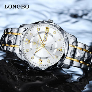 Montre classique de marque originale <span class=keywords><strong>LONGBO</strong></span> 83715, personnalisable avec votre propre logo, montre-bracelet à aiguilles lumineuses pour homme, mouvement à quartz japonais - Product Image 3