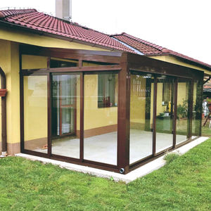 Pergola de jardin d'hiver à cadre en aluminium bon marché, 2 à 20% de réduction, véranda extérieure en verre trempé pour balcon - Product Image 4