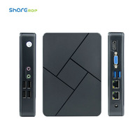 Cliente Ligero SHARE Wifi RDP8.1, Estación de PC con 2 NIC Lan, Mini PC Cliente Ligero, Computadora en Red para Múltiples Usuarios
