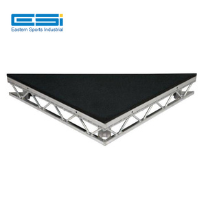 Cubierta de escenario de aluminio ligera personalizada ESI, duradera y portátil para eventos y actuaciones, cubierta Modular Lite en varios tamaños - Product Image 3