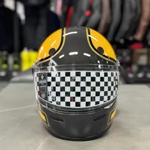 Phụ kiện xe máy mở mặt đầy đủ mặt Mũ bảo hiểm an toàn xe máy Mũ bảo hiểm với Dot
