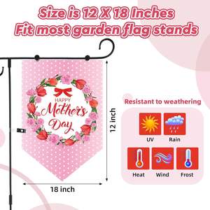 20 шт., набор сезонных садовых флагов - Product Image 4