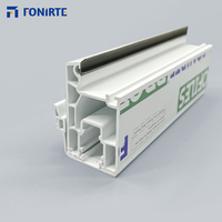 Profil de fenêtre UPVC FONIRTE pour fenêtre à battant, utilisation dans les bâtiments modernes